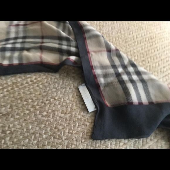 Burberry silk scarf